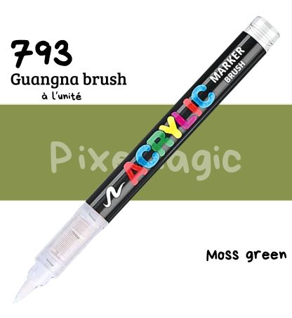 Guangna brush 793 Moss green feutre acrylique à l'unité
