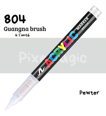 Guangna brush 804 Pewter feutre acrylique à l'unité