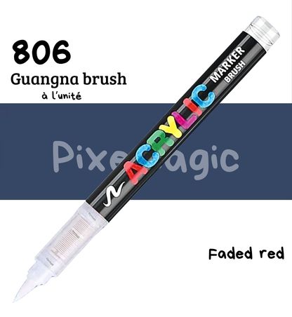 Guangna brush 806 Faded red feutre acrylique à l'unité
