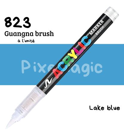 Guangna brush 823 Lake blue feutre acrylique à l'unité