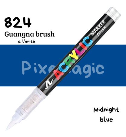 Guangna brush 824 Midnight blue feutre acrylique à l'unité