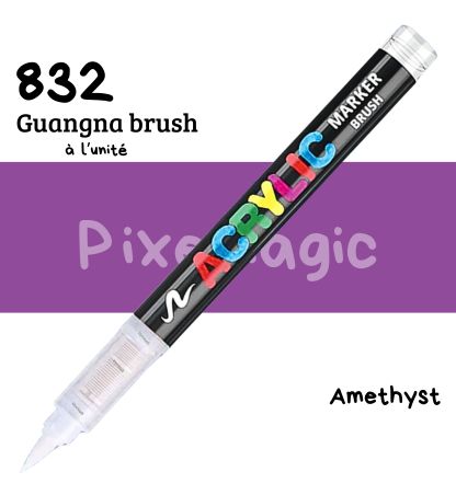 Guangna brush 832 Amethyst feutre acrylique à l'unité