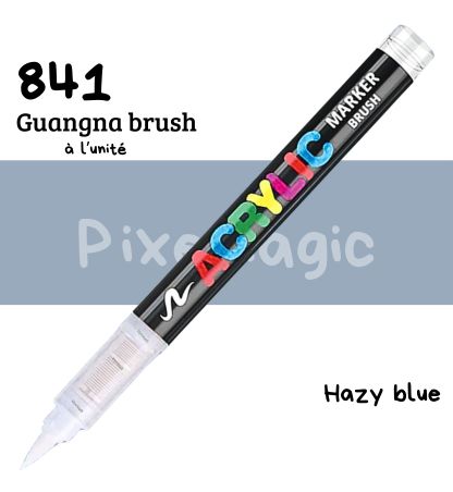 Guangna brush 841 Hazy blue  feutre acrylique à l'unité