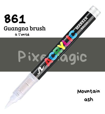 Guangna brush 861 Mounstain ash feutre acrylique à l'unité