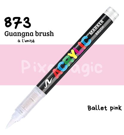 Guangna brush 873 Ballet pink feutre acrylique à l'unité