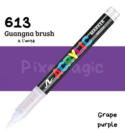 Guangna brush 613 grape feutre acrylique vendu à l'unité