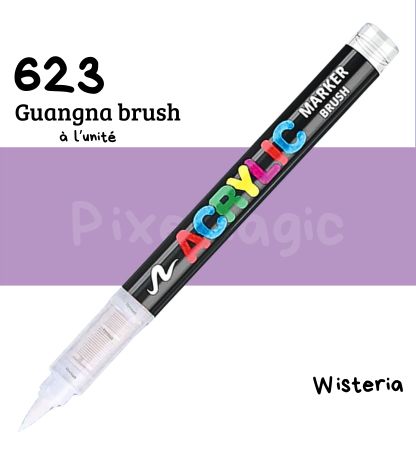 Guangna brush 623 Wisteria feutre acrylique à l'unité