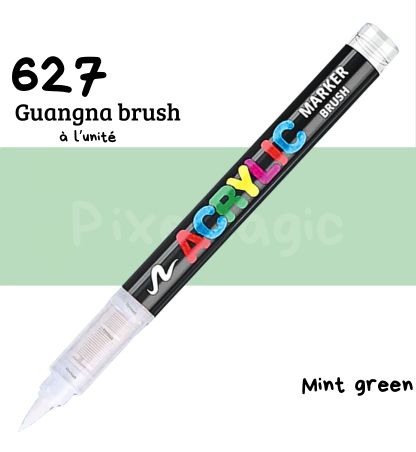 Guangna brush 627 Mint green feutre acrylique à l'unité