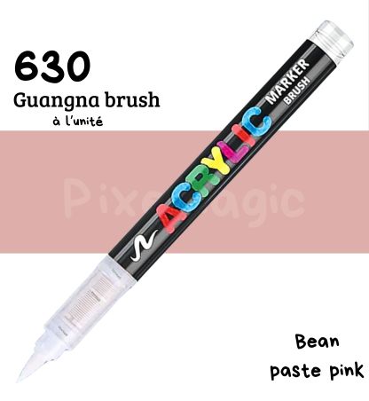 Guangna brush 630 Bean paste pink feutre acrylique à l'unité