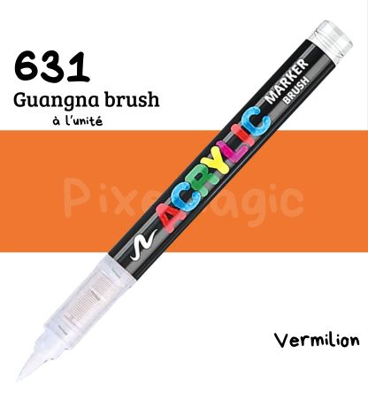 Guangna brush 631 Vermilion feutre acrylique à l'unité
