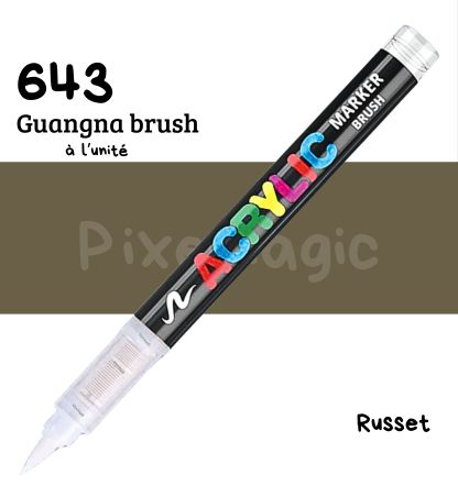 Guangna brush 643 Russet feutre acrylique à l'unité