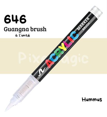 Guangna brush 646 Hummus feutre acrylique à l'unité