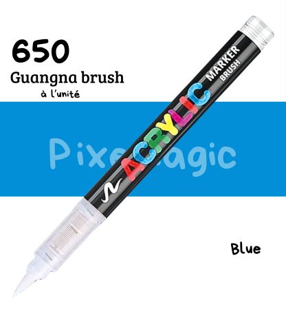 Guangna brush 650 Blue feutre acrylique à l'unité