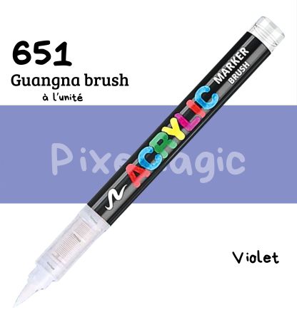 Guangna brush 651 Violet feutre acrylique à l'unité