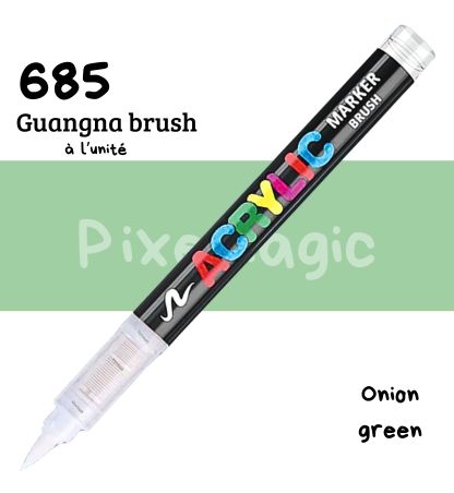 Guangna brush 685 Onion green feutre acrylique à l'unité