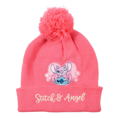 Bonnet gant et cache cou Stitch