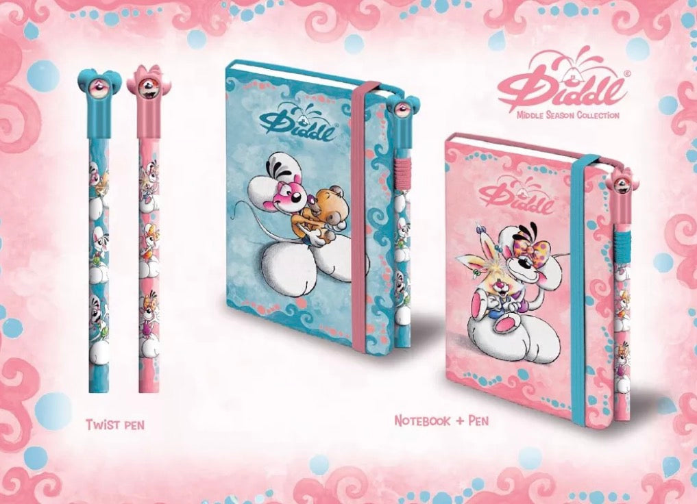 Carnet a6 avec stylo diddl