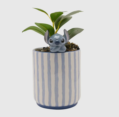 Cache pot Stitch 3D et plante artificielle ( en arrivage )