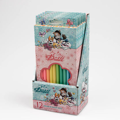 Précommande - Boite de 12 crayons de couleur - DIDDL (Collection 2)