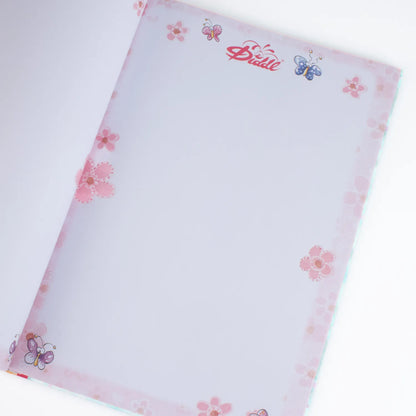 Précommande - Carnet A4 rigide motif fleur - DIDDL (Collection 2)