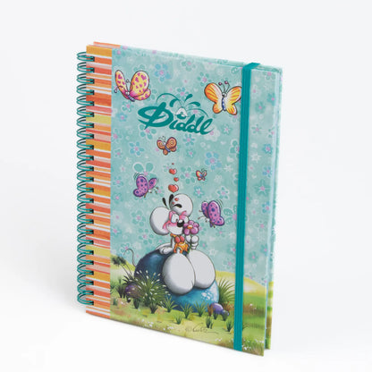 Cahier à spirale A5 élastique - DIDDL (Collection 2)