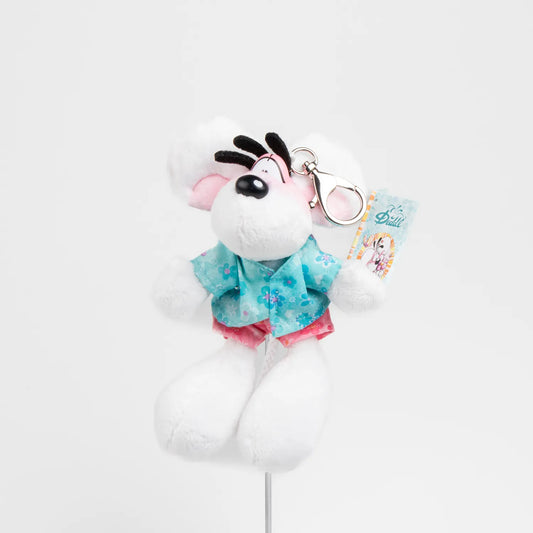 Porte-clés peluche Diddl tenue summer 15cm - DIDDL (Collection 2)
