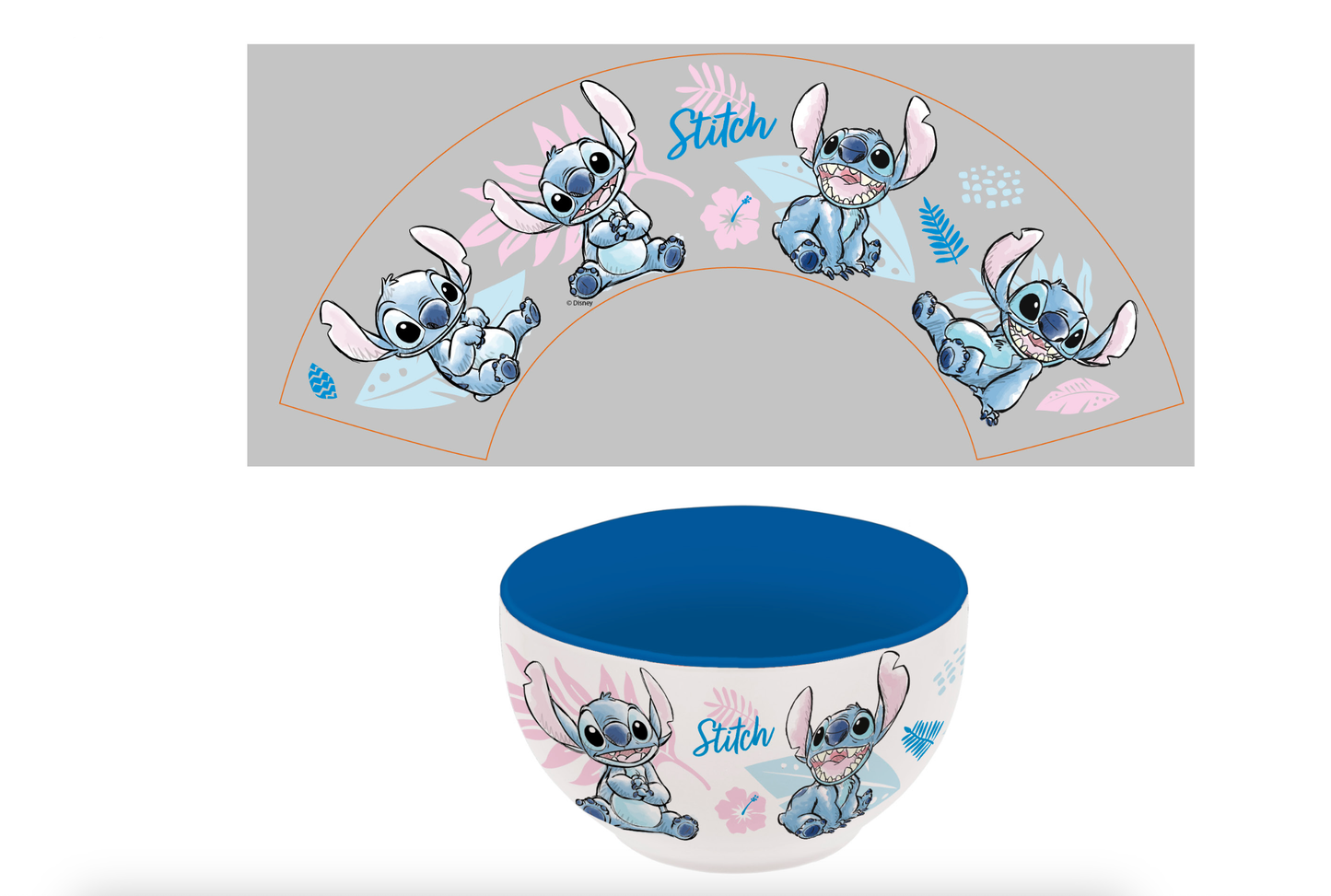 Bol 600 ml Stitch ( en arrivage )