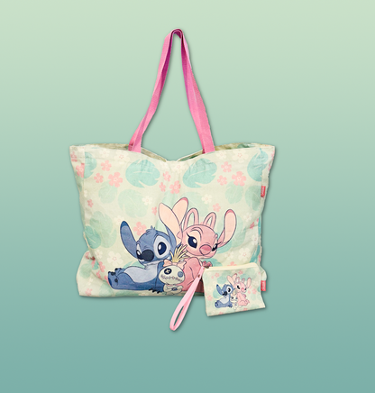 Sac et porte monnaie Stitch