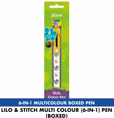 Stylo bic multicolore Stitch