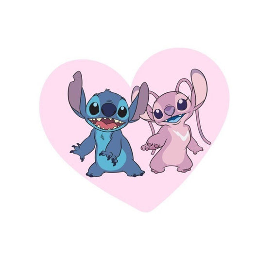 Coussin cœur Stitch
