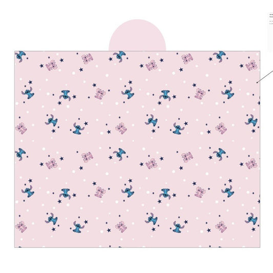 Couverture capuche Stitch