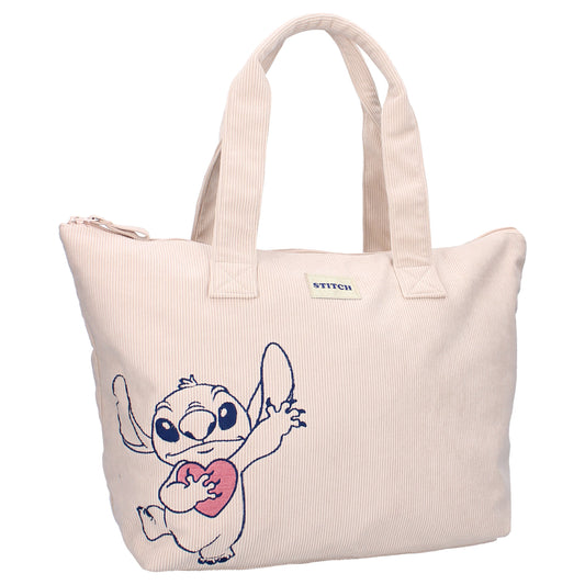Sac cabas velours Stitch