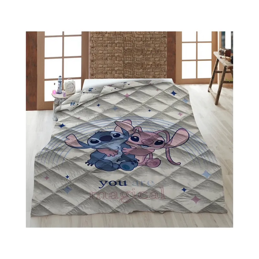 Couette 1 personne imprimé Stitch
