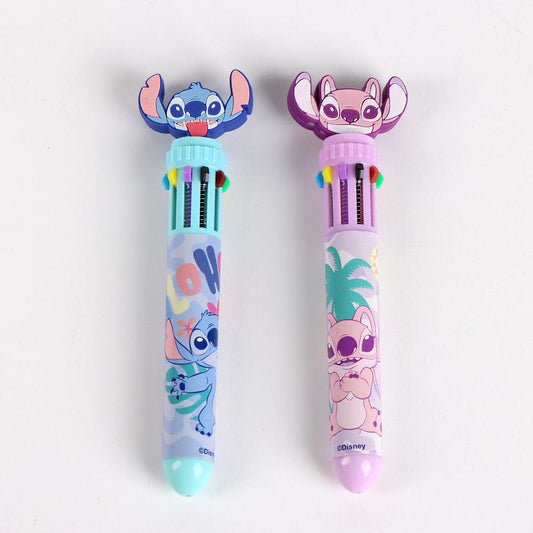 Stylo 10 couleurs Stitch