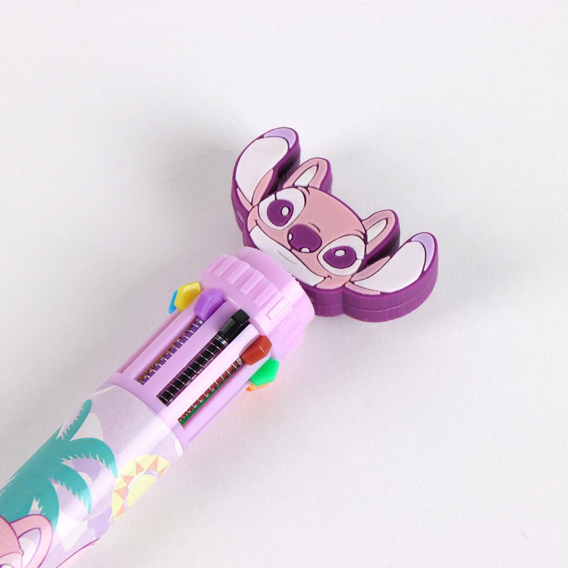 Stylo 10 couleurs Stitch