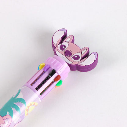 Stylo 10 couleurs Stitch