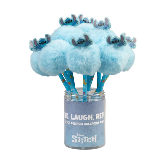 Stylo bille pompons