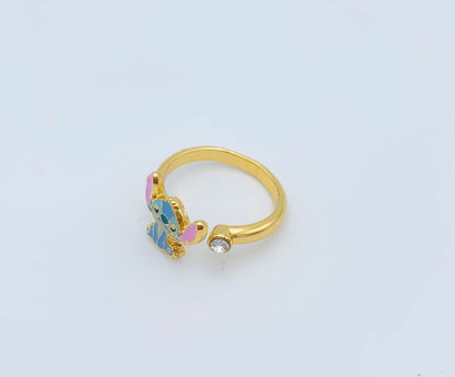 Bague ajustable Stitch ( en arrivage )