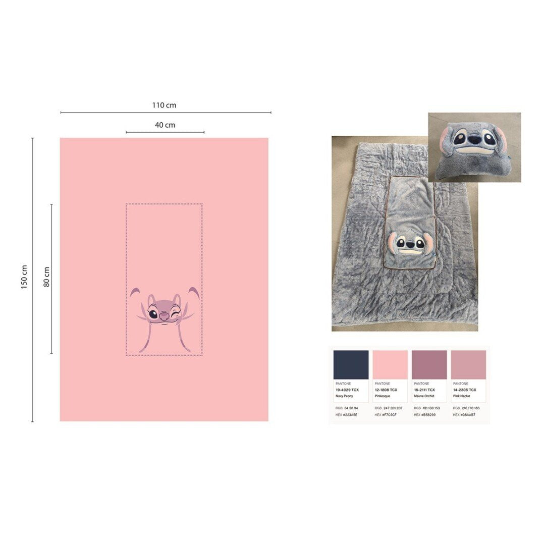 Couverture et coussin Angel