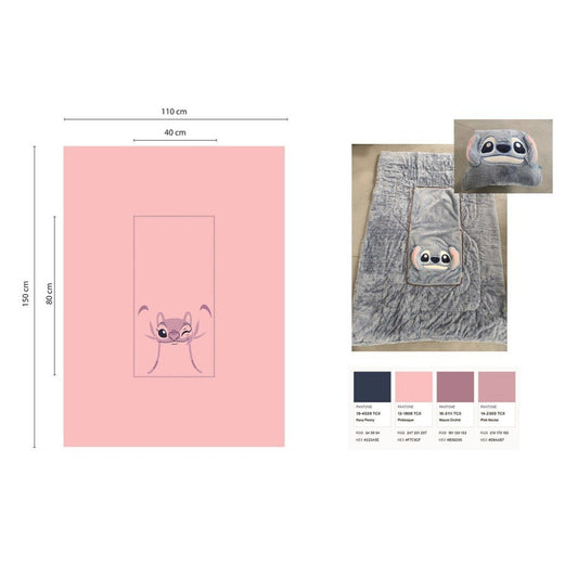 Couverture et coussin Angel