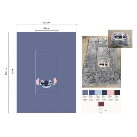 Couverture et coussin Stitch