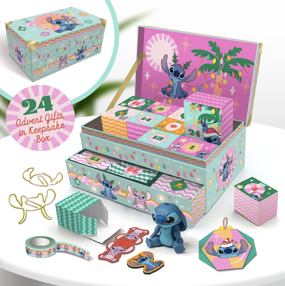 Calendrier de l’avent papeterie Stitch ( en arrivage )