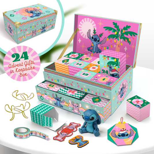 Calendrier de l’avent papeterie Stitch ( en arrivage )