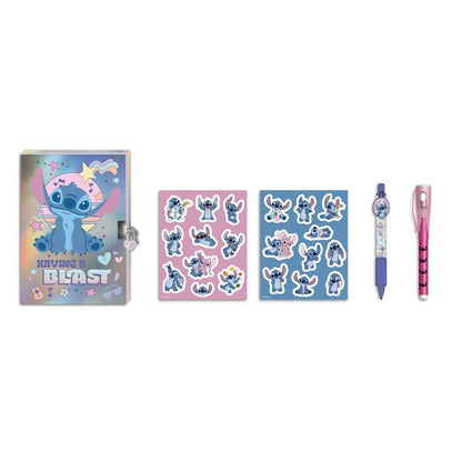 Journal intime avec cadenas Stitch