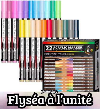 Feutre acryliques Flysea essential tones 0.7 mm vendu à l'unité