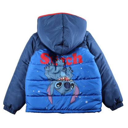 Parka stitch bleu